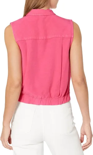 Vista 3 de KUT from the Kloth Renata - Blusa sin mangas para mujer, ajuste regular y cuello