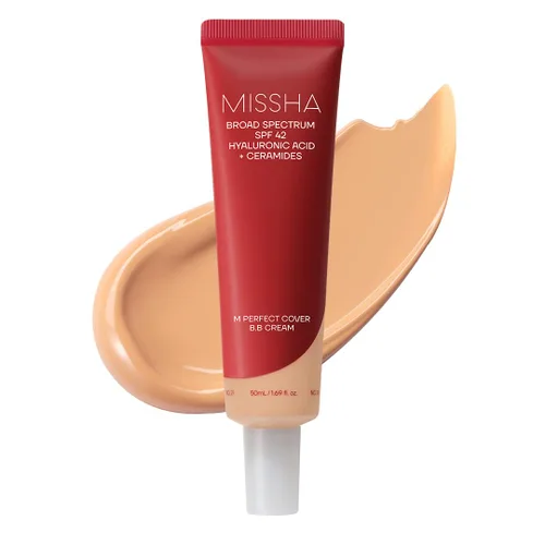 Vista 14 de Crema BB M de cobertura perfecta, SPF42/PA+++ (No.25/Beige cálido)