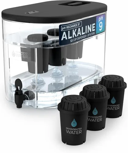 Vista 10 de Unidad de Purificación de Agua Alcalina Invigorated Water, Blanca, Plástica, Incluye Filtro pH001, Diseño Antideslizante Conveniente