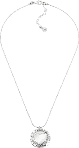 Vista 3 de Silpada 'Lighthearted' Natural Mother-of-Pearl Heart Pendant Necklace in Sterling Silver, 18" + 2