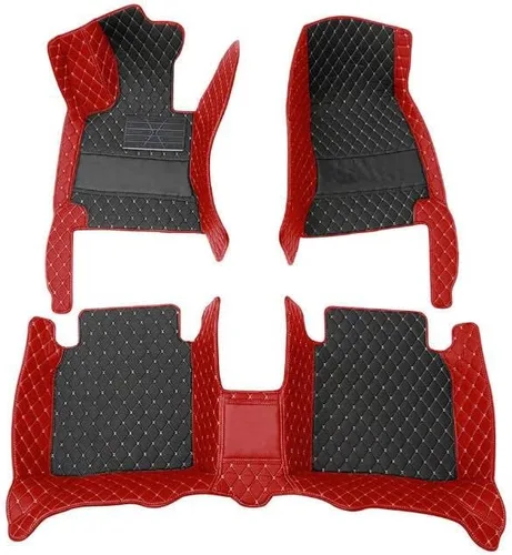 Vista 28 de Tapetes de automóvil personalizados para el 99% de modelos de vehículos, cuero, tapicería completa, color beige, rojo, rosa, azul, púrpura