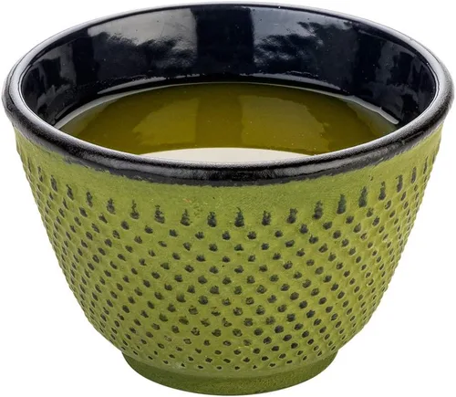 Vista 8 de Restaurantware -Platillos de 3.75 pulgadas para tazas de té, 2 platillos redondos para tazas de té japonesas tradicionales - Diseño de hoño, no se