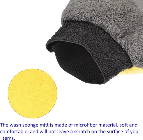Vista 14 de M METERXITY Manopla de limpieza - Guantes de microfibra para lavar platos, ropa y persianas, aplicar a la limpieza de la casa