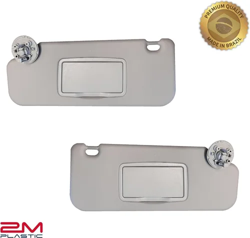 Vista 2 de Visor solar para Chevy Cruze 2017-2018 juego de pares izquierdo+derecho gris 2MPLASTIC 3 tornillos (atmósfera gris)