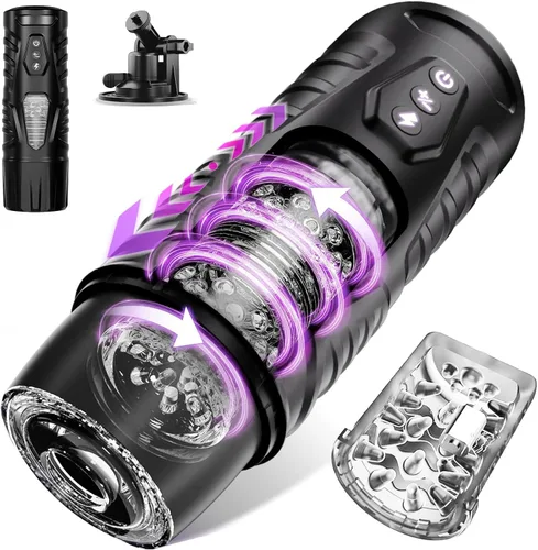 Vista 13 de Pussy Pocket,Male Self Masterburbatar Hands Free Life Size Silicone Blowjobob Machine for Man Mens Masterbuters Masturebor Adult Toy Realistic