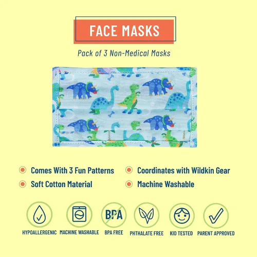 Vista 5 de Wildkin - Mochila infantil de 16 pulgadas con máscara facial (héroes)