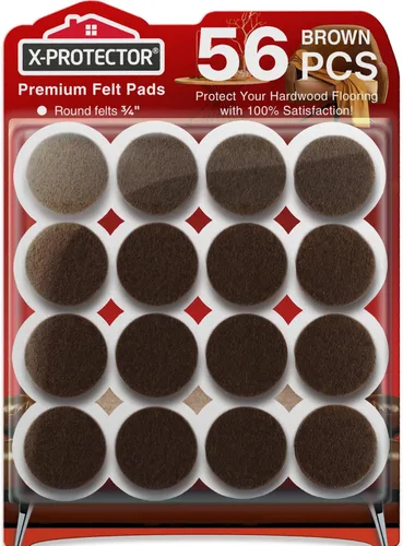 Vista 20 de X-PROTECTOR Almohadillas de Fieltro para Muebles - 32 PCS de 1 1/2" Protectores de Piso para Patas de Sillas y Muebles - ¡Protege Tus Pisos