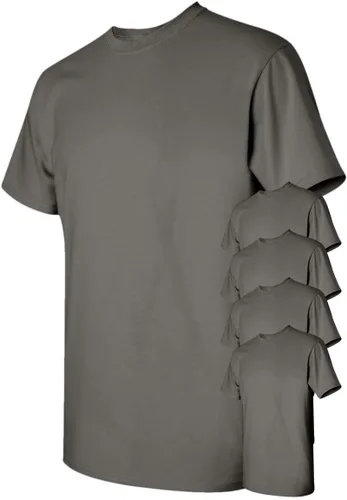 Vista 105 de Gildan Camiseta G500 para hombre Ceniza/baya