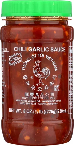 Vista 5 de Salsa de ajo y chile Huy Fong, 18 oz.