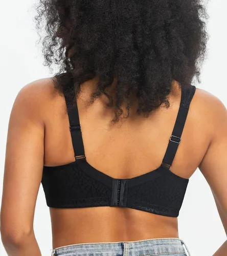 Vista 4 de HACI Brasier reductor de cobertura completa para mujer, sin varillas, talla grande, para soporte de busto grande, sin costuras