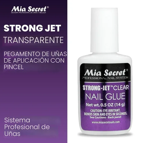 Vista 2 de Mia Secret, Pegamento de uñas con calcio y vitamina E, Cepillo en n.º 335