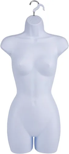 Vista 8 de SSWBasics - Torso maniquí femenino negro con gancho, tallas de mujer 5-10