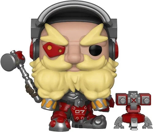 Vista 2 de Funko Pop Games: Overwatch - Figura coleccionable Torbjörn, multicolor