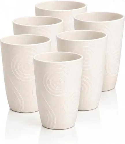 Vista 37 de Vasos de paja de trigo de 16 onzas, vasos de plástico