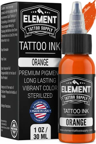 Vista 50 de Element Tattoo Supply - Tinta negra para tatuaje, 8 onzas, tinta negra Negro