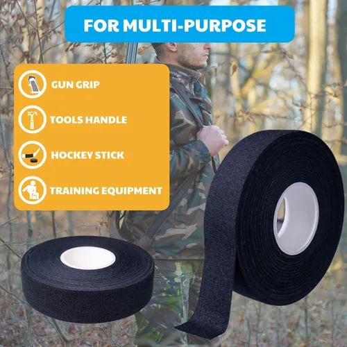 Vista 2 de Cinta de agarre – Cinta de agarre de tela multiusos para barras de dominadas, pesas, pesas, deportes, herramientas, asas, murciélagos, raquetas