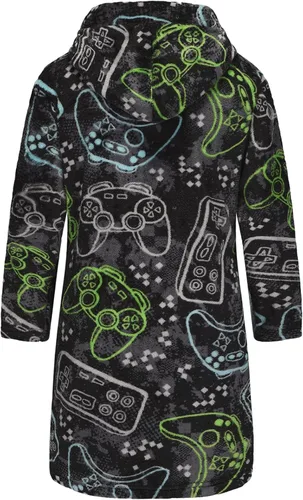Vista 92 de E.W Apparel Bata de baño de forro polar con capucha para niños, bata suave y mullida para niños pequeños