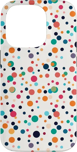 Vista 17 de Colorful Polka Dot Pattern Case for iPhone 16