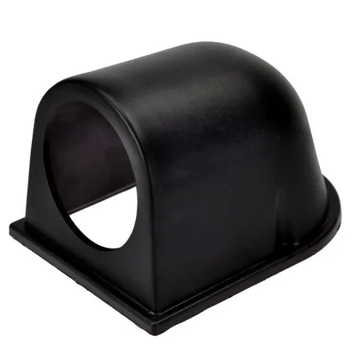 Vista 5 de E Support™ montura de 2" con un hueco para tablero para montar manómetros medidores para auto, ajuste universal, color negro Soporte universal