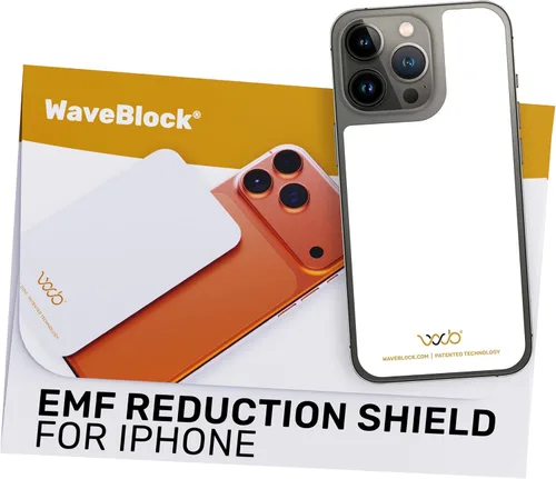 Vista 20 de WAVEBLOCK Bloqueador de EMF para Celular - Hecho para iPhone 11 - La única pegatina 5G-Shield patentada, respaldada científicamente y probada