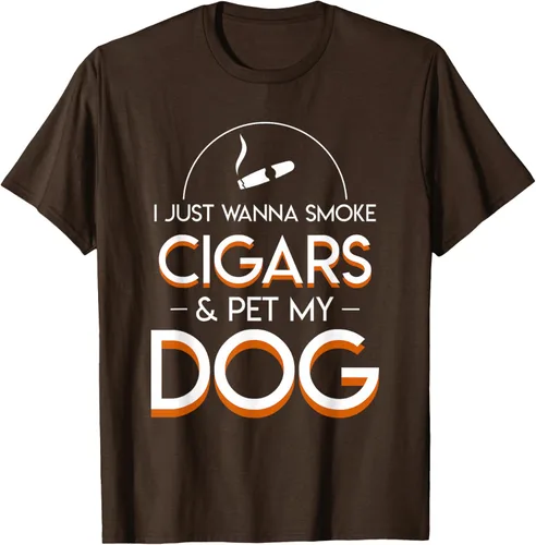 Vista 7 de Solo quiero fumar cigarros y mascotas a los amantes de los perros de mi perro, Negro, S