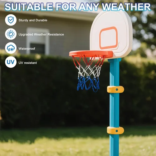 Vista 4 de LAO XUE 2 Pack Mini Basketball Net Replacement,8 Loops Indoor Outdoor Nets,Suitable for Doors and Walls