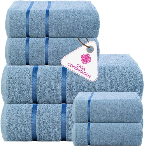Vista 15 de CASA COPENHAGEN Toallas clásicas para trapeador de bar, paquete de 12, 15 x 19 pulgadas, 100% algodón, altamente absorbentes y duraderas, toallas