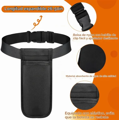 Vista 2 de Eaasty 3 juegos de funda para botella de masaje con dispensador de bomba