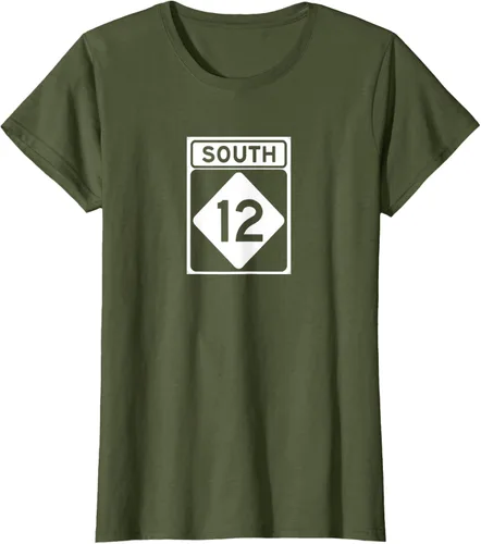 Vista 91 de Highway 12 South NC Outer Banks North Carolina Hwy - Camiseta, Negro, S