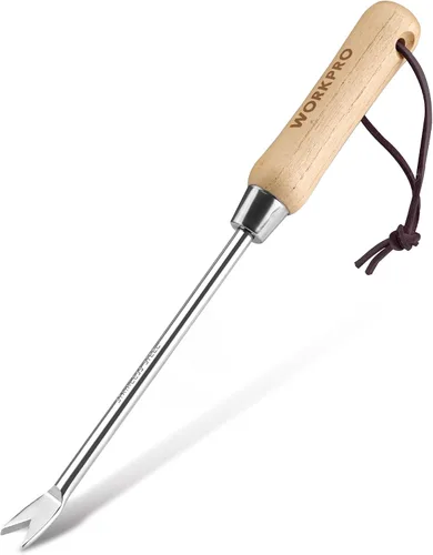 Vista 9 de WORKPRO Herramienta extractor de desbrozadora de diente de león de 11.5 pulgadas con mango suave, herramienta de eliminación de malezas de jardín