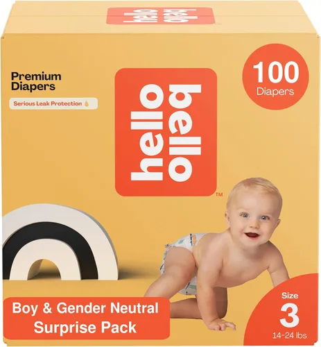 Vista 5 de Hello Bello Premium Pañales para bebé talla 6 68 unidades de pañales desechables, extra absorbentes, hipoalergénicos y ecológicos con ajuste