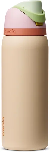 Vista 56 de Owala FreeSip - Acero inoxidable - 32 oz - Morado/Azul (pistas de esquí de los años 80)
