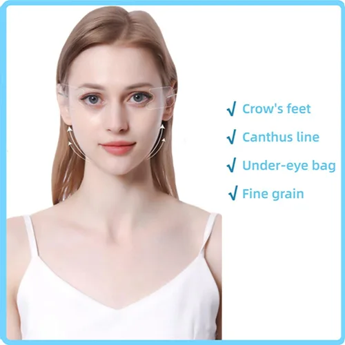 Vista 2 de Tiras de levantamiento de párpados, cinta de estiramiento facial invisible, cinta invisible de estiramiento facial y bandas de estiramiento facial