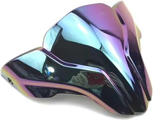 Vista 6 de Protector de parabrisas de motocicleta, deflectores de viento para Bajaj para Pulsar NS200 para deflector de aire NS 200 200NS (color negro)