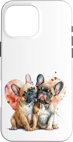 Vista 19 de Carcasa para iPhone 17, diseño de perro francés, diseño de bulldog francés