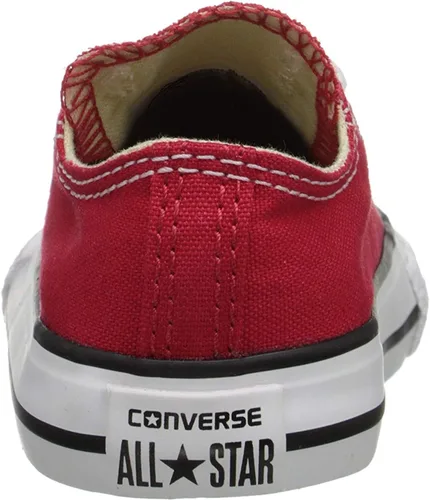 Vista 6 de Converse Chuck Taylor All Star OX - Tenis unisex, color rojo 7j236 (5 M US), Rojo