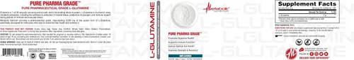 Vista 2 de Metabolic Nutrition Glutamina (500)