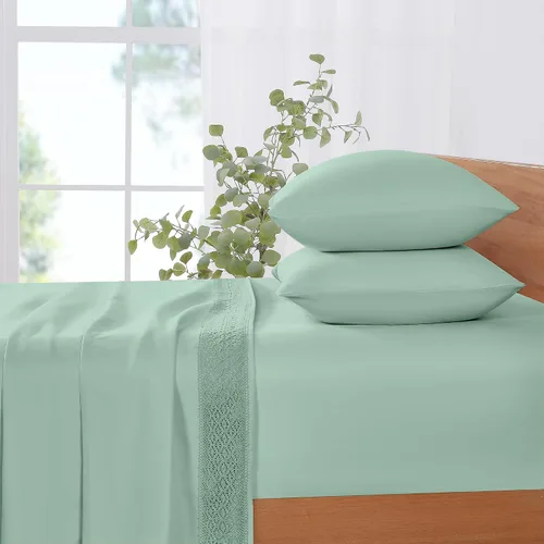 Vista 7 de Modern Threads - Juego de sábanas con bolsillos profundos, sin arrugas, transpirables, ropa de cama de lujo para hoteles