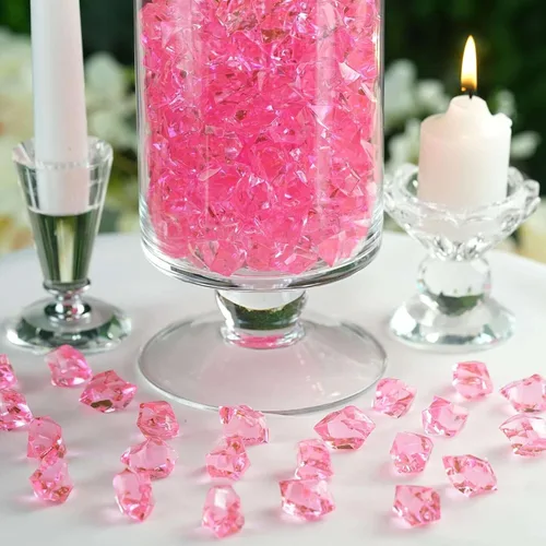 Vista 13 de Efavormart - 400 piezas de jarrón de cristal acrílico transparente para decoración de mesa para banquetes, eventos, decoraciones de fiesta