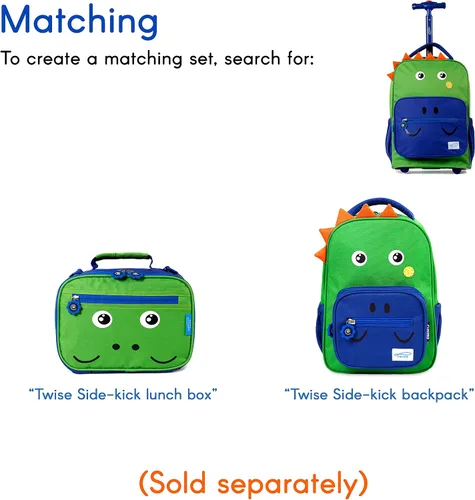 Vista 8 de TWISE Mochila de viaje para niños y niños pequeños