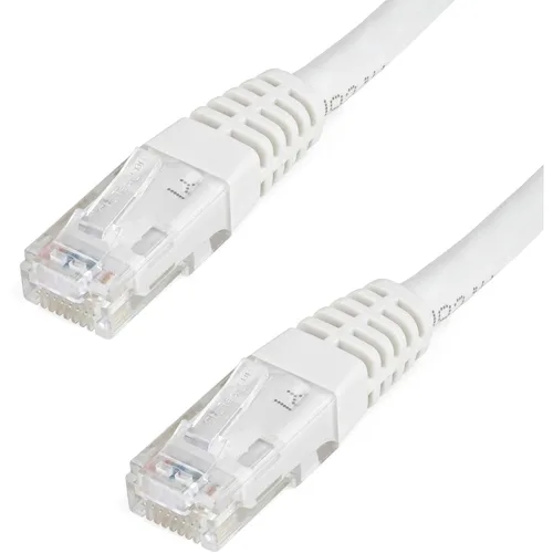 Vista 25 de StarTech. com Cable Ethernet CAT6 de 1 pie – Cable Ethernet CAT 6 Gigabit negro -650MHz 100W PoE++ RJ45 UTP moldeado Categoría 6 Network/Patch Cord