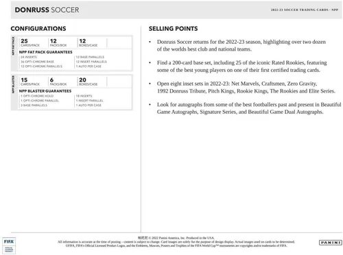 Vista 7 de 2022-23 Panini Donruss Soccer Paquete Jumbo de Valor (25 Tarjetas)