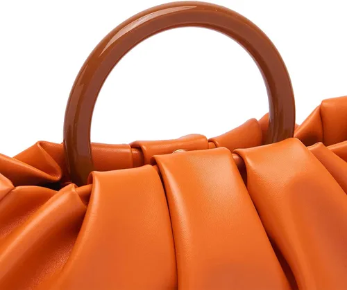 Vista 6 de Verdusa Bolso de mano pequeño fruncido para mujer