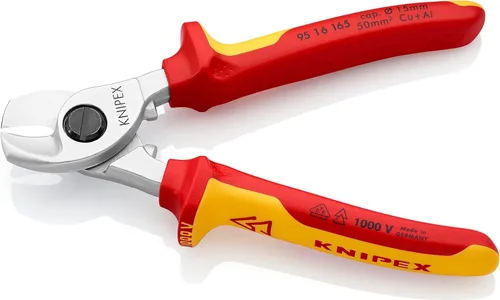 Vista 2 de Knipex Tijeras de cable 95 16 165 6,5" VDE probado