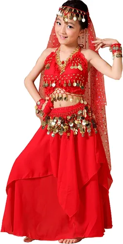 Vista 19 de Astage Disfraz de princesa para niñas, ropa de Halloween, vestido de carnaval, danza, todos los conjuntos