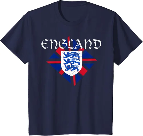 Vista 14 de Vintage UK brazos de Inglaterra playera