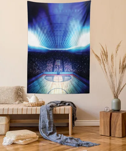 Vista 153 de Ambesonne Tapiz hippie, abrazo de hongos de ensueño y árbol de la vida místico y mandal verde, decoración de tela para colgar en la pared