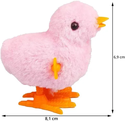 Vista 2 de CICITOYWO Juguete novedoso de conejito y pollito saltador, juguete de cuerda para niños pequeños, adultos, cesta de caza de huevos de Pascua