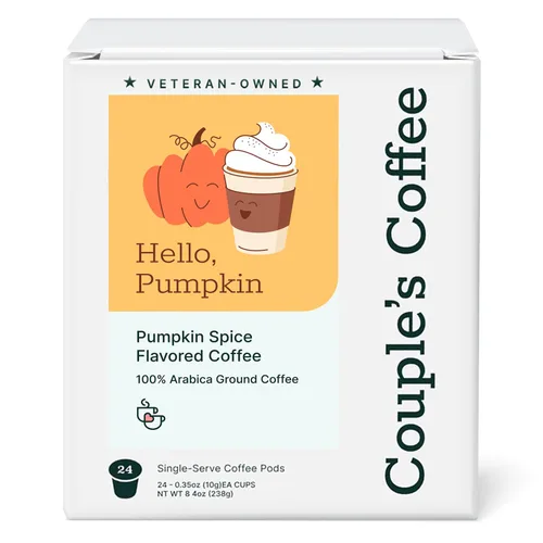 Vista 13 de Couple's Coffee K-Cups Café con sabor S'more Regresa a las familias militares S'more Than Friends Café gourmet con sabores de chocolate