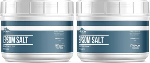 Vista 11 de Earthborn Elements Sal de Epsom de vainilla y durazno de cachemira, 8 libras, cubo de un galón, pura y sin diluir, sal de remojo con fragancia